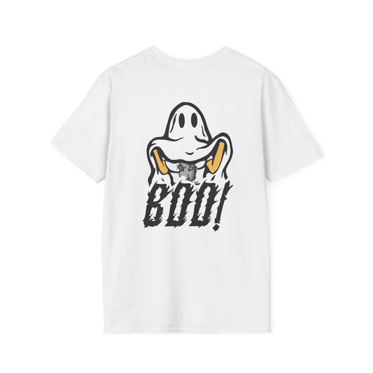 Ketchum Ghost Boo Unisex T-Shirt, Halloween Shirt, Casual Wear, Spooky Season Gift, Vintage Graphic Tee