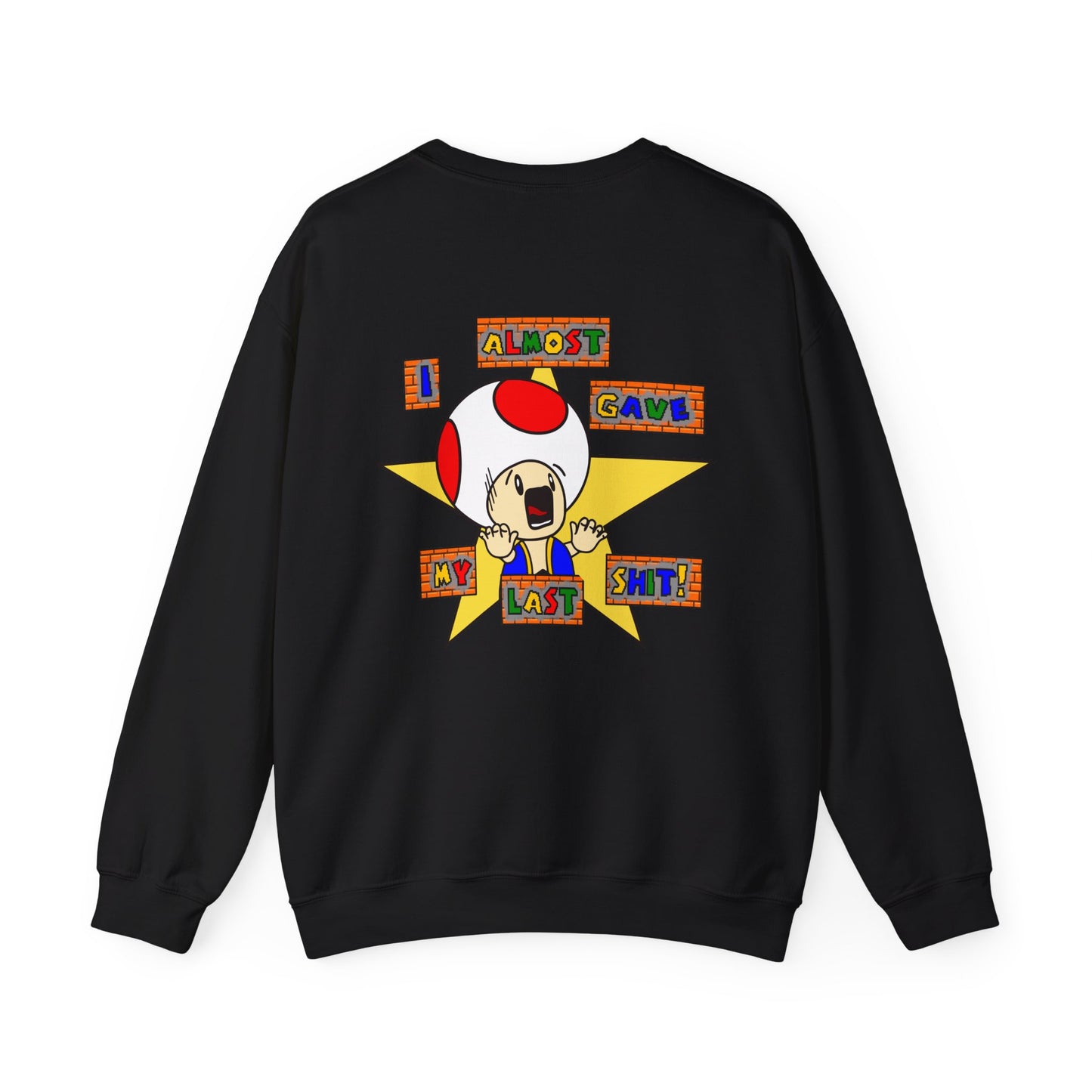 Toad-Funny Unisex Sweatshirt - Humorous Gift for Gamers, Comfy Crewneck, Unique Graphic Sweatshirt, Casual Wear,