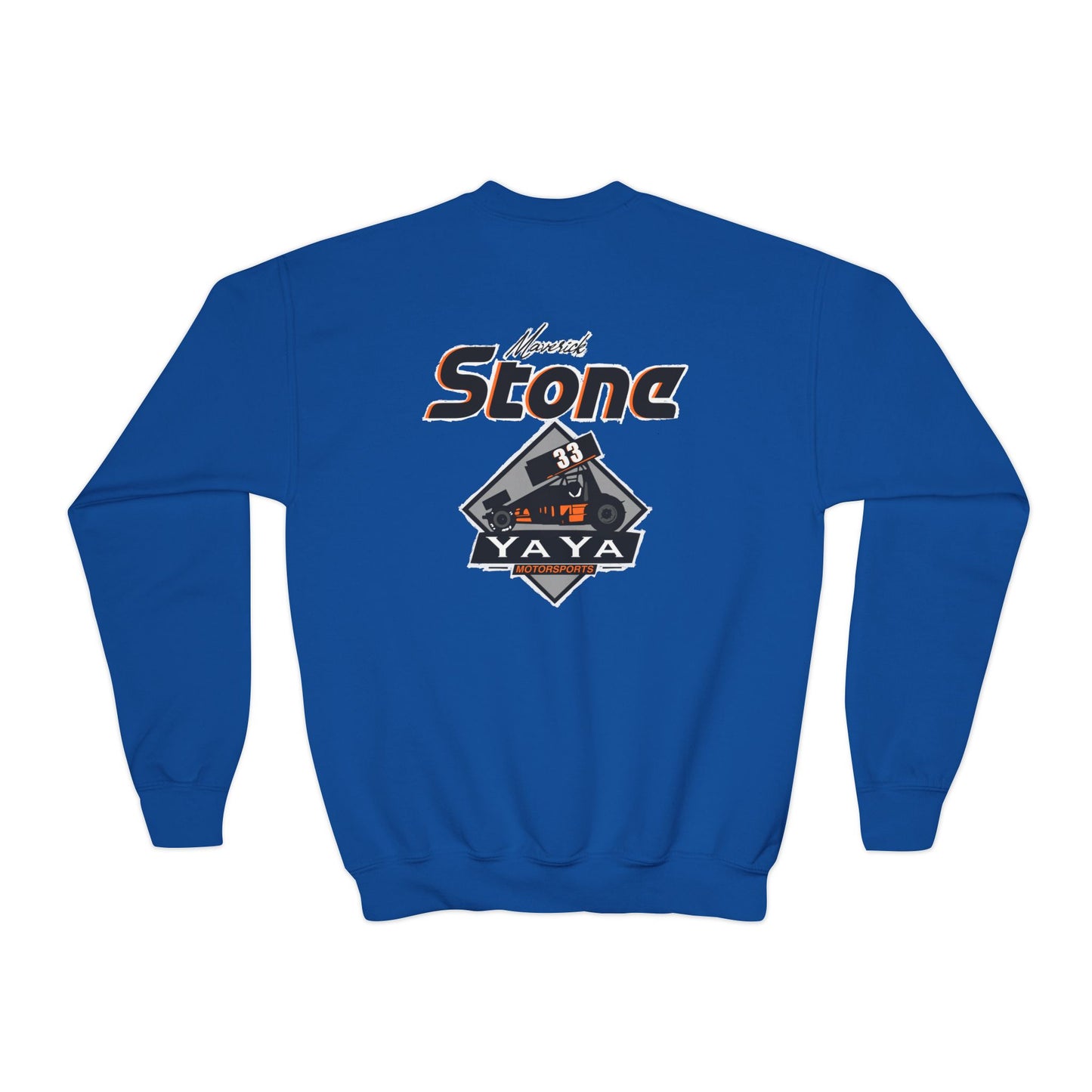 Maverick Stone- (Kids) YaYa MOTORSPORTS- Crewneck Sweatshirt