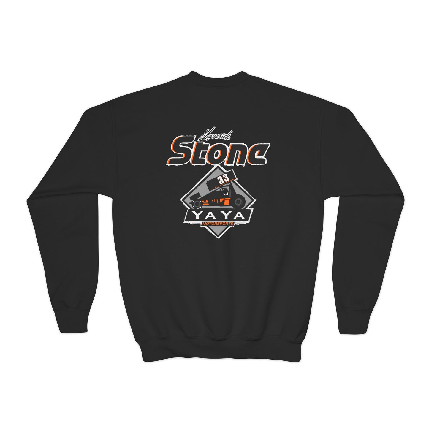 Maverick Stone- (Kids) YaYa MOTORSPORTS- Crewneck Sweatshirt